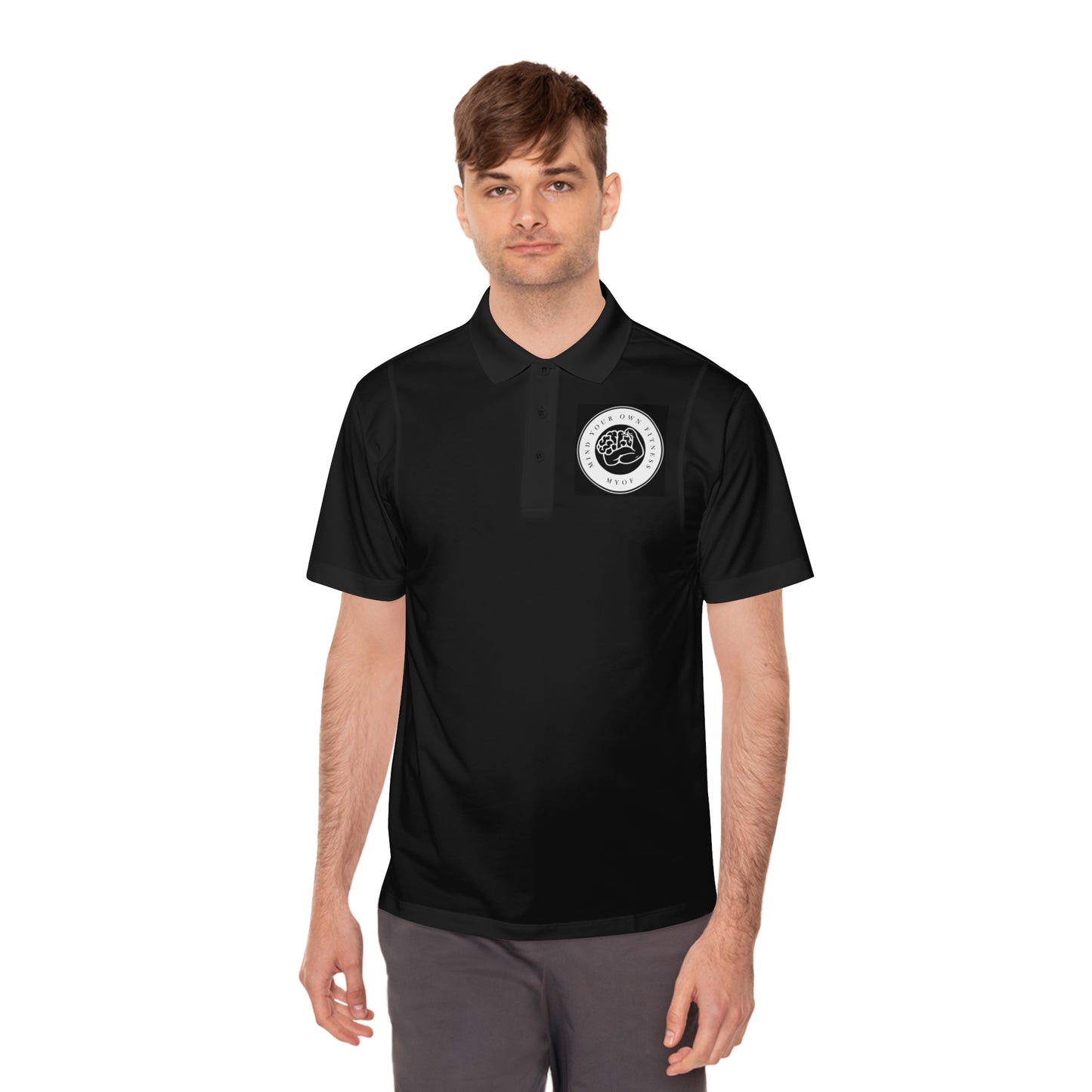 Super comfy "Mind Yor Own Fitness" Polo Shirt - Mind Your Own Fitness
