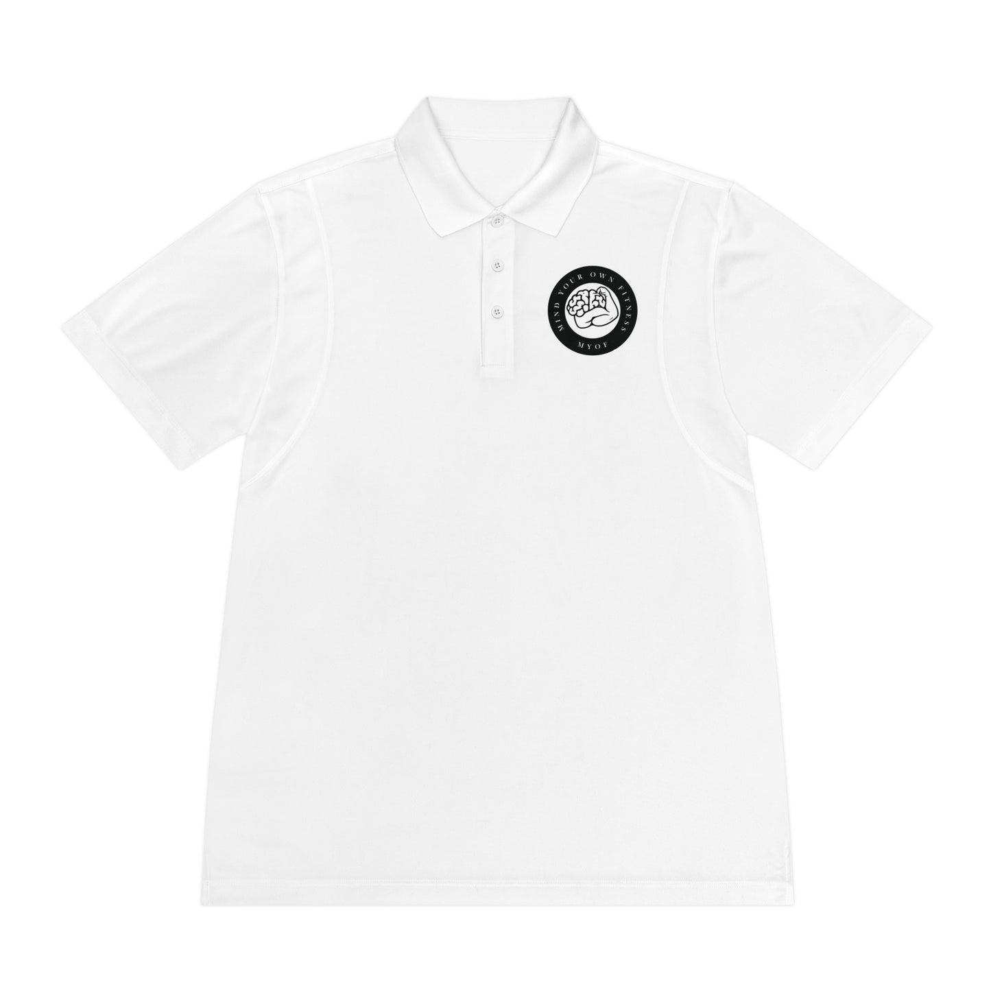 Super Comfy "Mind Your Own Fitness" Polo Shirt - Mind Your Own Fitness