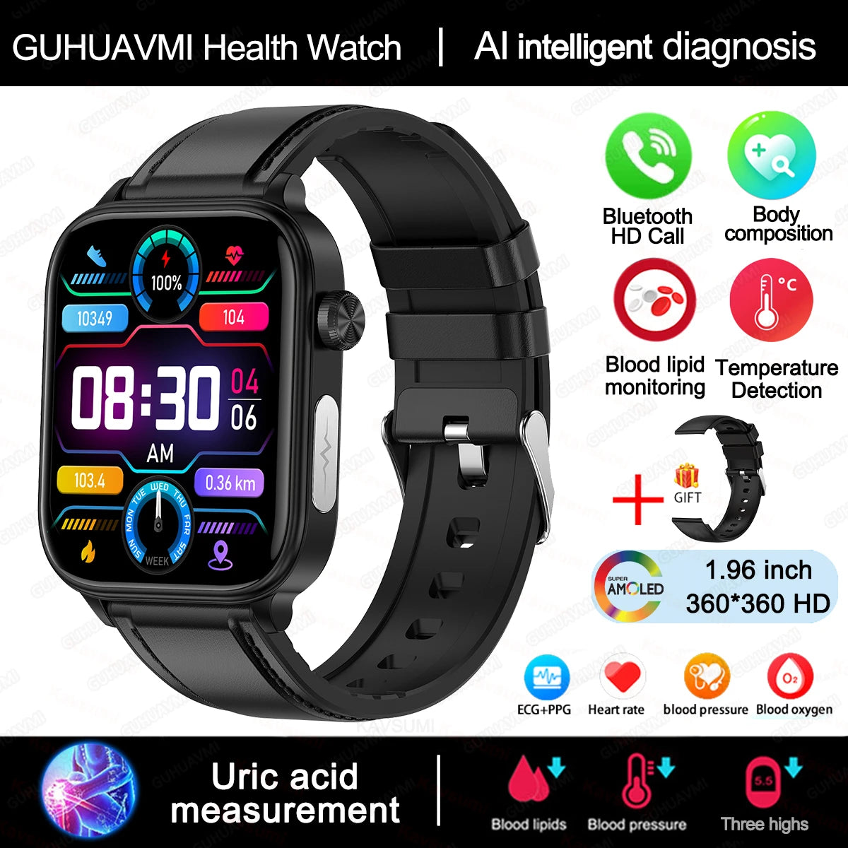 Fabulous Fitness Monitoring Smart Watch - Mind Your Own Fitness
