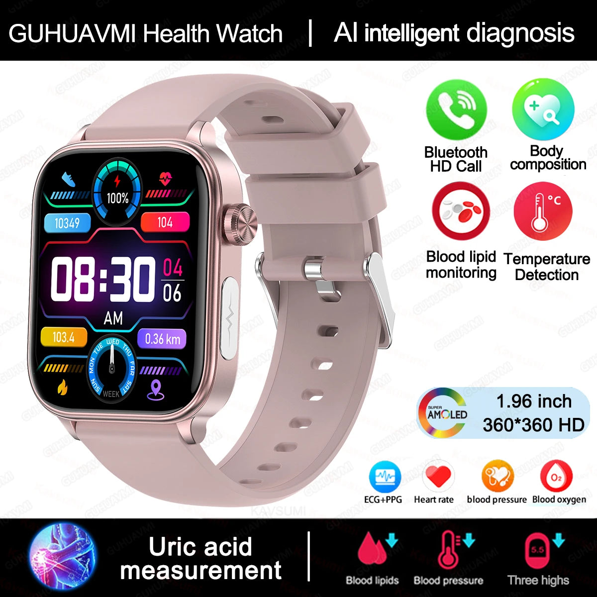 Fabulous Fitness Monitoring Smart Watch - Mind Your Own Fitness