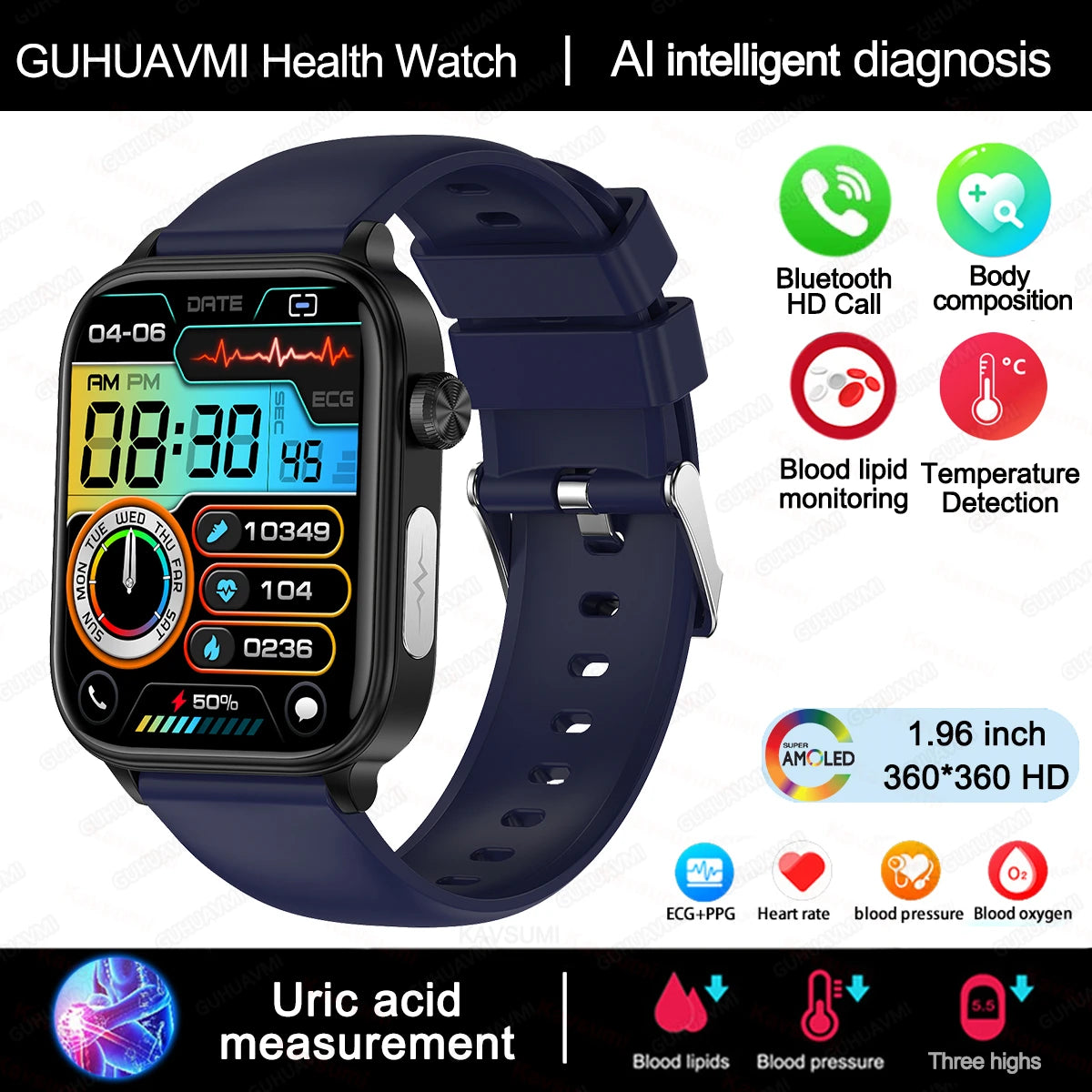 Fabulous Fitness Monitoring Smart Watch - Mind Your Own Fitness