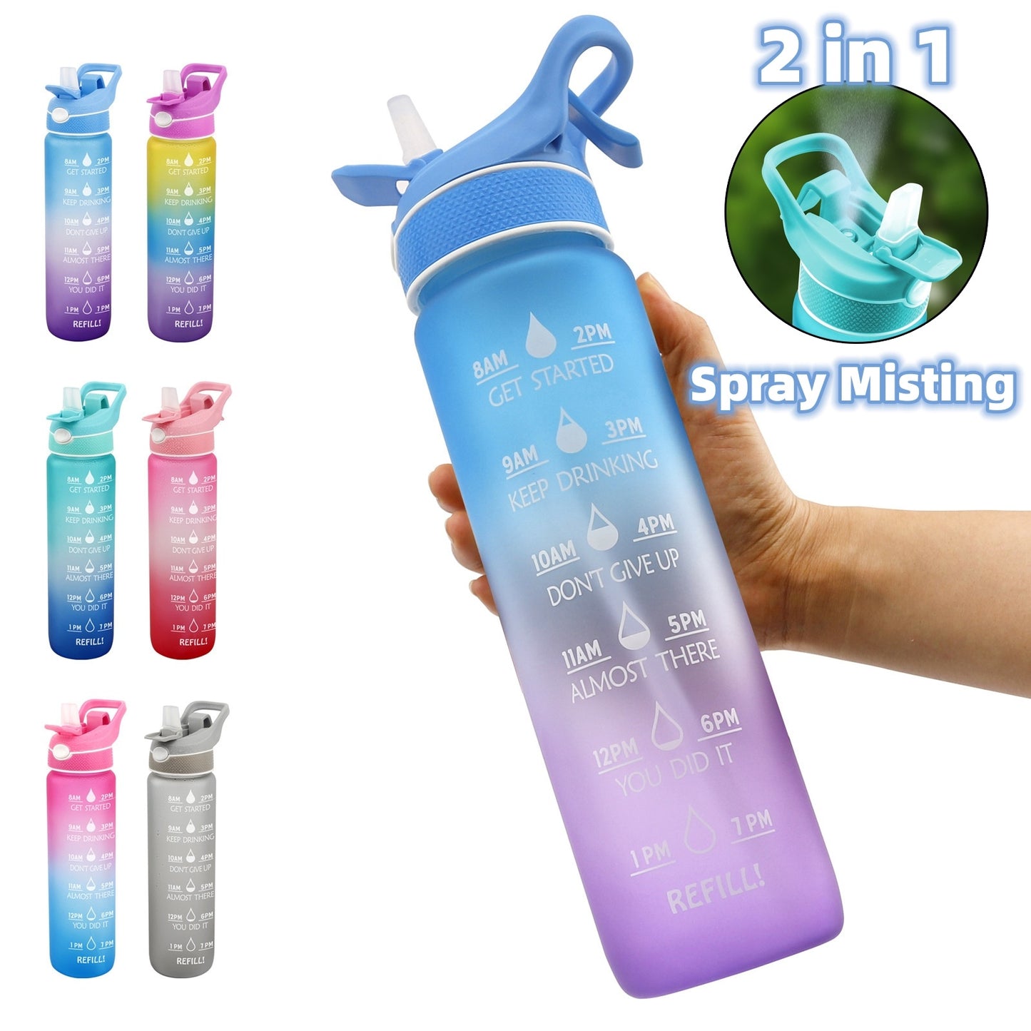 Super Splendid Spray Water Bottle !