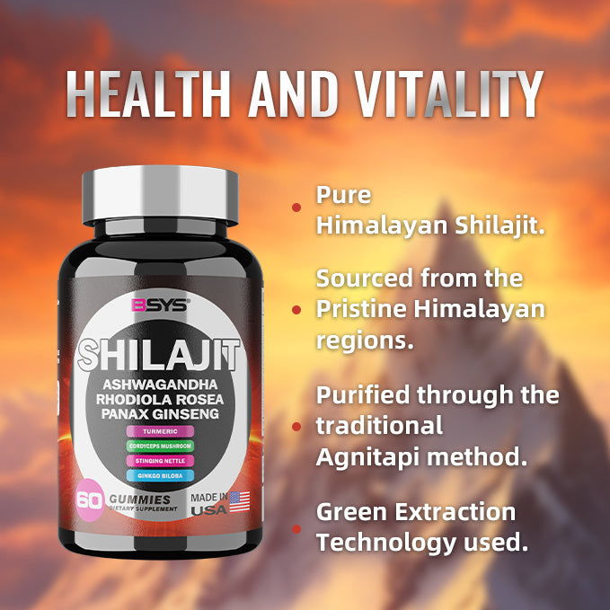 SHILAJIT GUMMIES 60'S - Mind Your Own Fitness
