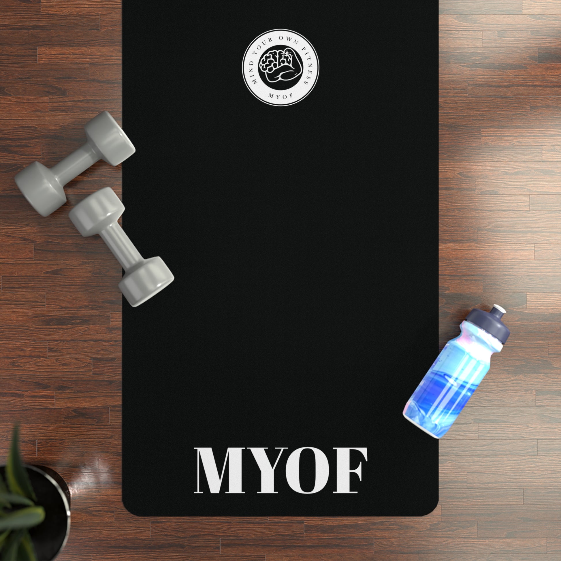 Mind Your Own Fitness - Premium Yoga Mat - Black - Mind Your Own Fitness