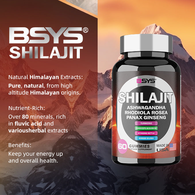 SHILAJIT GUMMIES 60'S - Mind Your Own Fitness