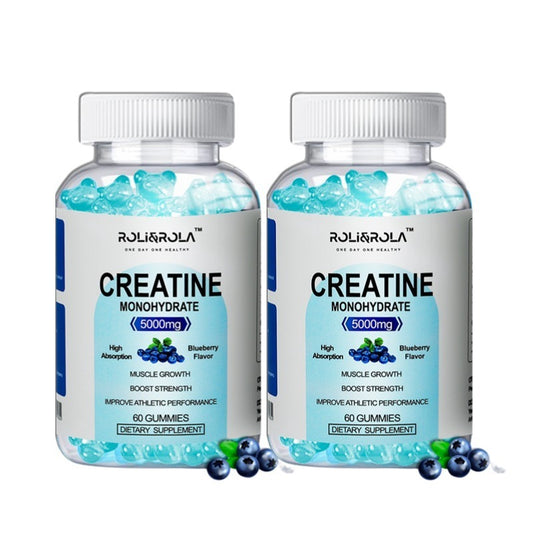 Creatine Gummies Delicious Blueberry High Strength 60'2 x 2 Bottles - Mind Your Own Fitness