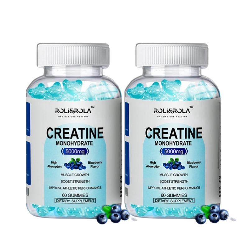 Creatine Gummies Delicious Blueberry High Strength 60'2 x 2 Bottles - Mind Your Own Fitness